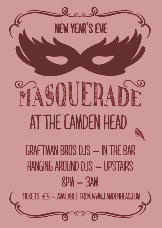 masquerade6 Camden Head New Year's Eve